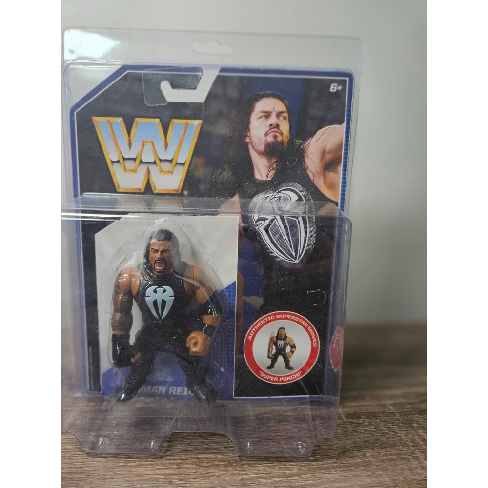 Mattel WWE Retro Series 1 Roman Reigns Action Figure In defender‎ Case